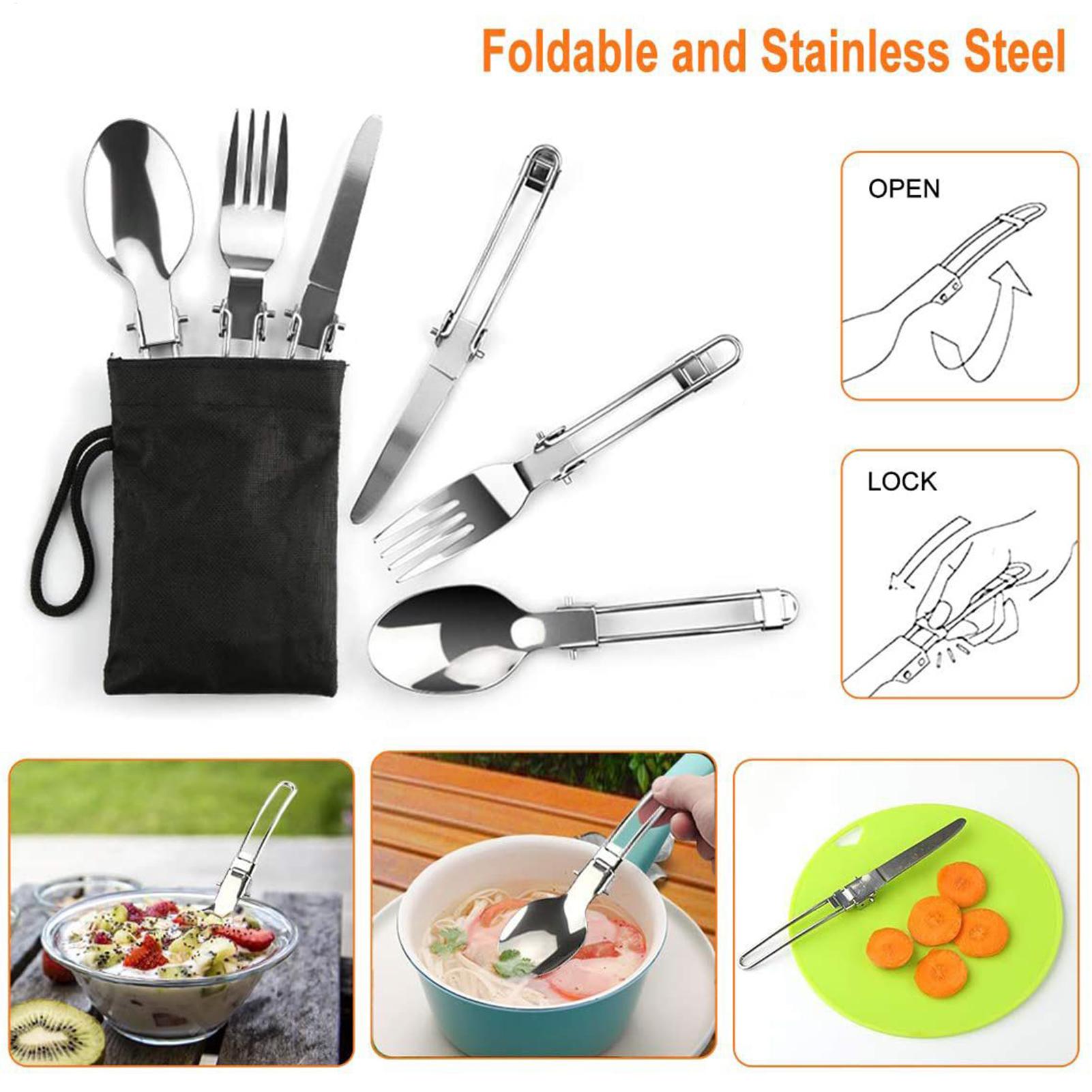 Backpacking Cooking Set Campin - đánh giá và giá Camping Cooking Set Non Stick