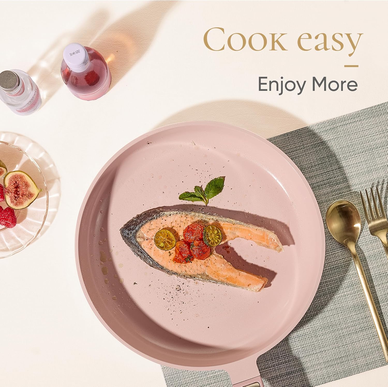 Nonstick Ceramic Cookware Set, - đánh giá và giá Camping Cooking Set Non Stick