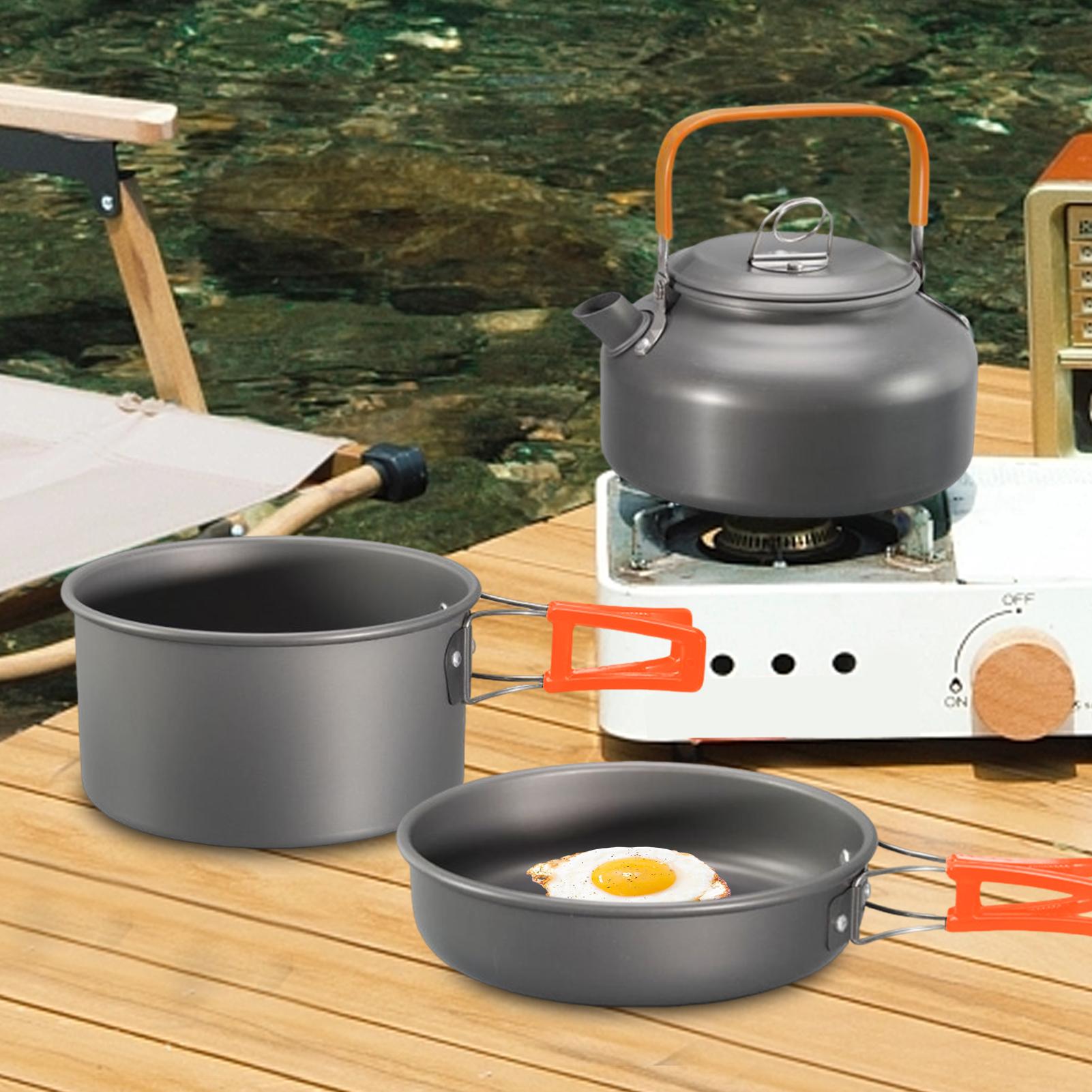 Camping Cookware Camping Cook  - đánh giá và giá Camping Cooking Set Non Stick