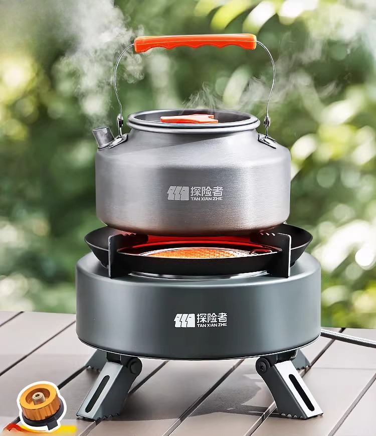 Portable Split Gas Stove Outdo - đánh giá và giá Camping Cooking Box Set