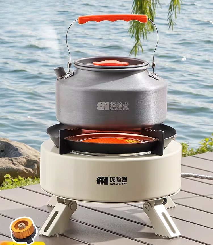 Portable Split Gas Stove Outdo - đánh giá và giá Camping Cooking Box Set