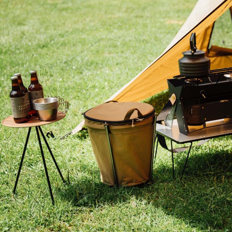 Outdoor Camping Trash Can Ligh - đánh giá và giá Camping Cooking Organizer