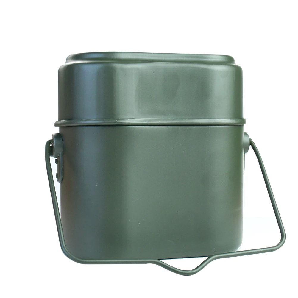 Portable Alloy Pot and Bowl Lu - đánh giá và giá Camping Cooking Box Set