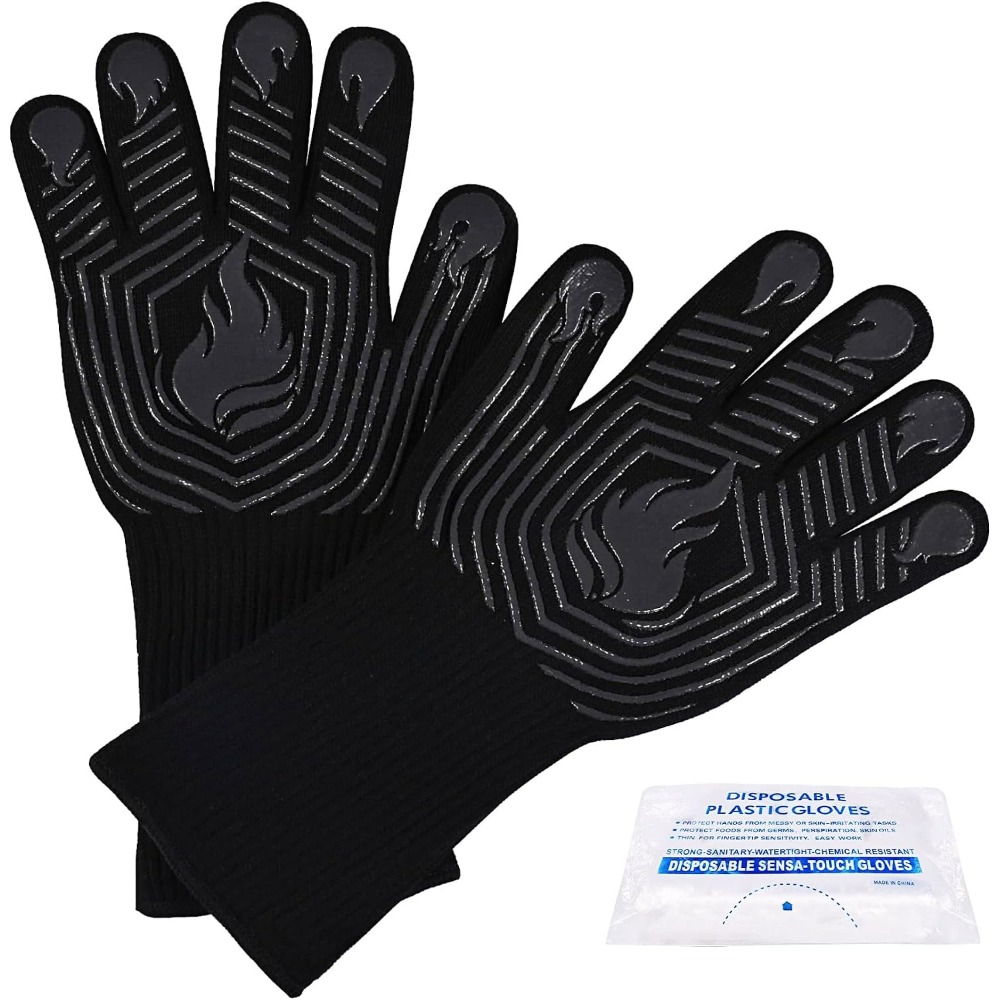 BBQ Gloves, 1472°F Heat Resist - đánh giá và giá Camping Cooking Kitchen