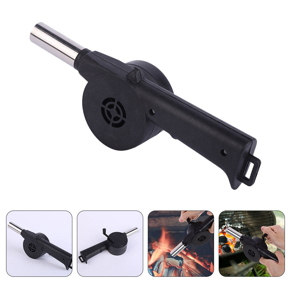 Manual Blower Black Hand Crank - đánh giá và giá Camping Cooking Fire Pit