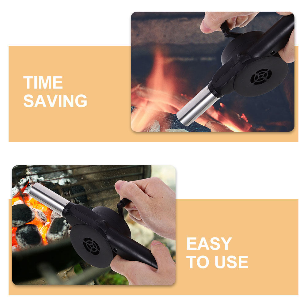 Manual Blower Black Hand Crank - đánh giá và giá Camping Cooking Fire Pit